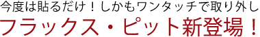 フラックス・ピット新登場!